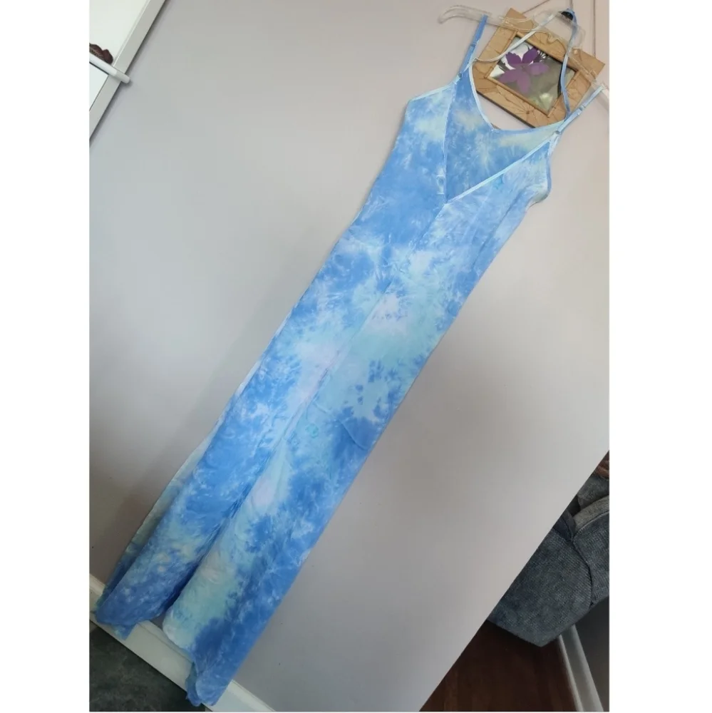 COPY - Blue Skies Tie Dye Maxi Dress - Picture 5 of 5
